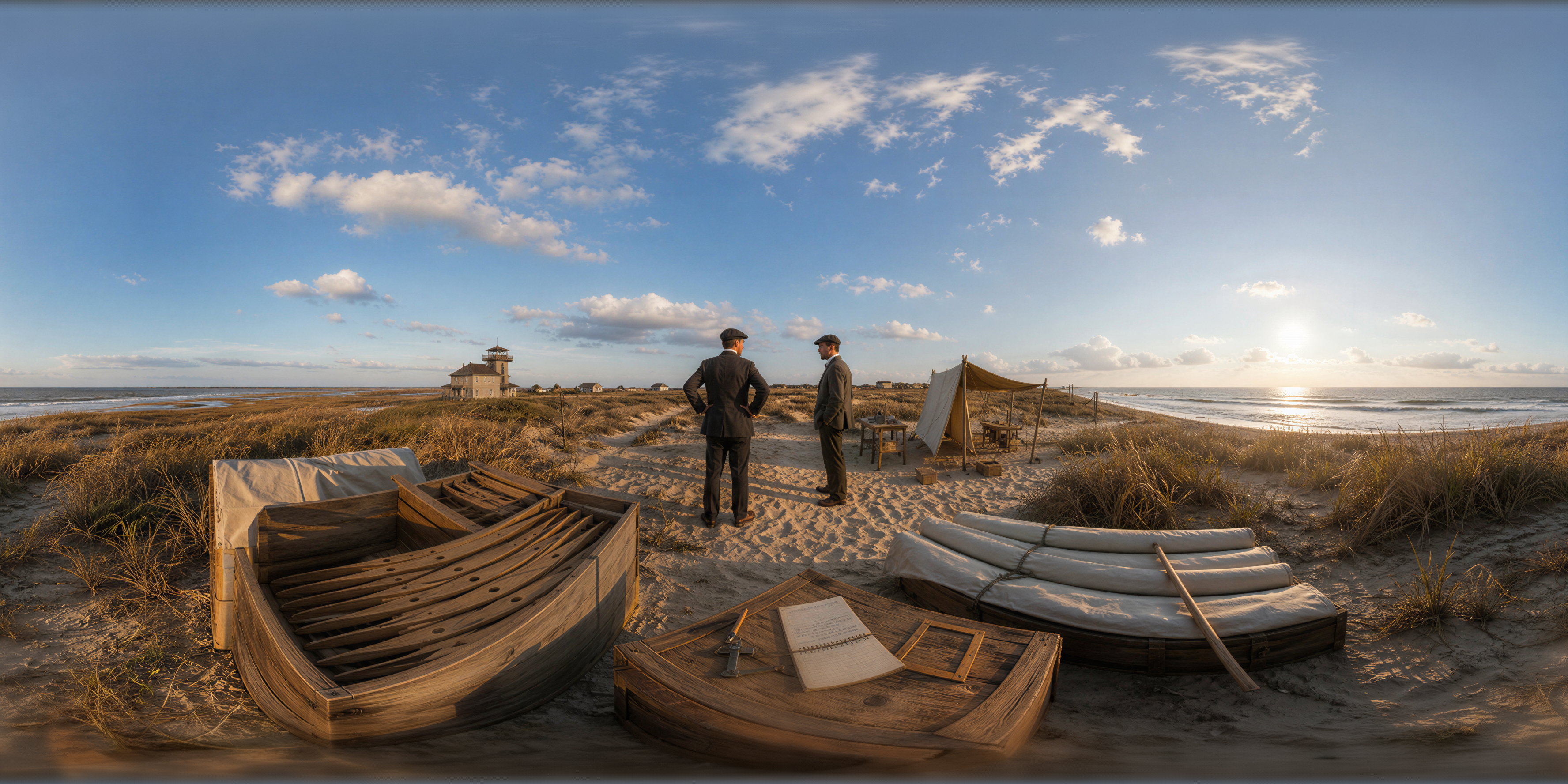 Wright Brothers at Kitty Hawk